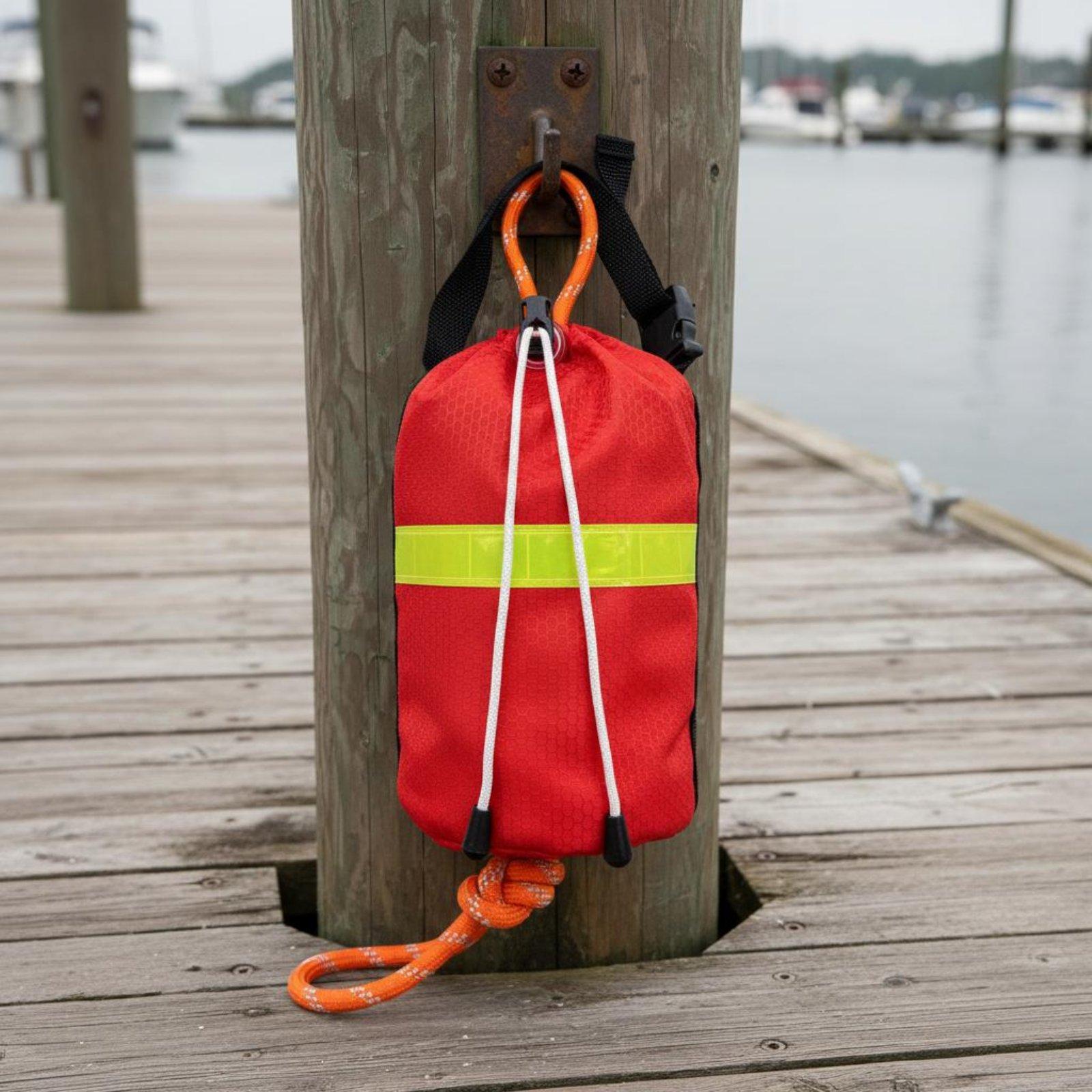Rescue Rope Throw - Bolsa de lanzamiento para rescate acuático,