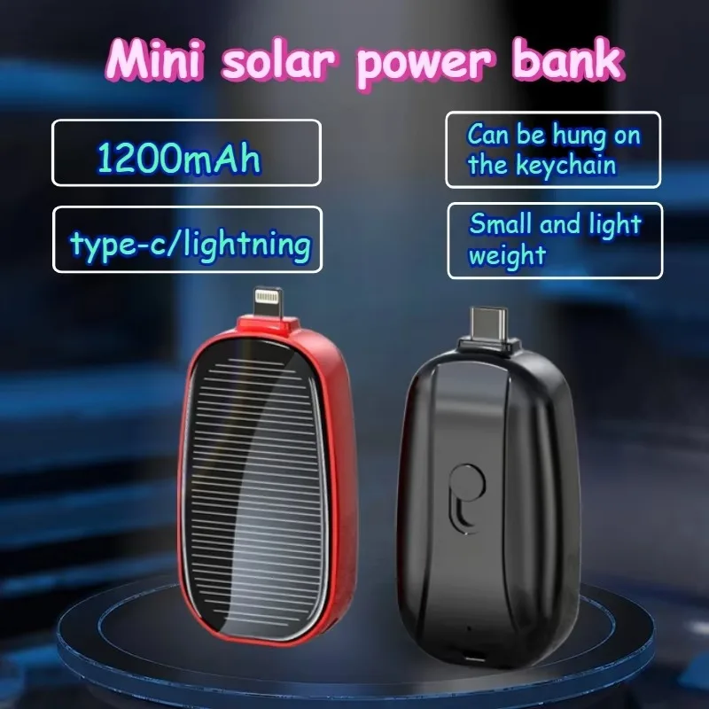 Mini batería solar portátil de - Solar Emergency Charger reseña y precio