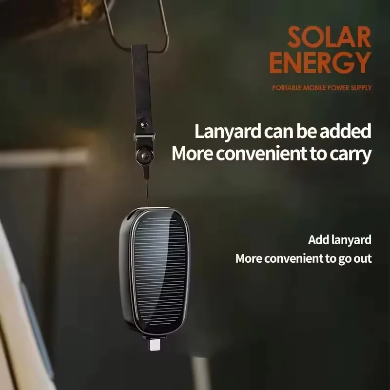 Batería externa portátil de em - Solar Emergency Charger reseña y precio