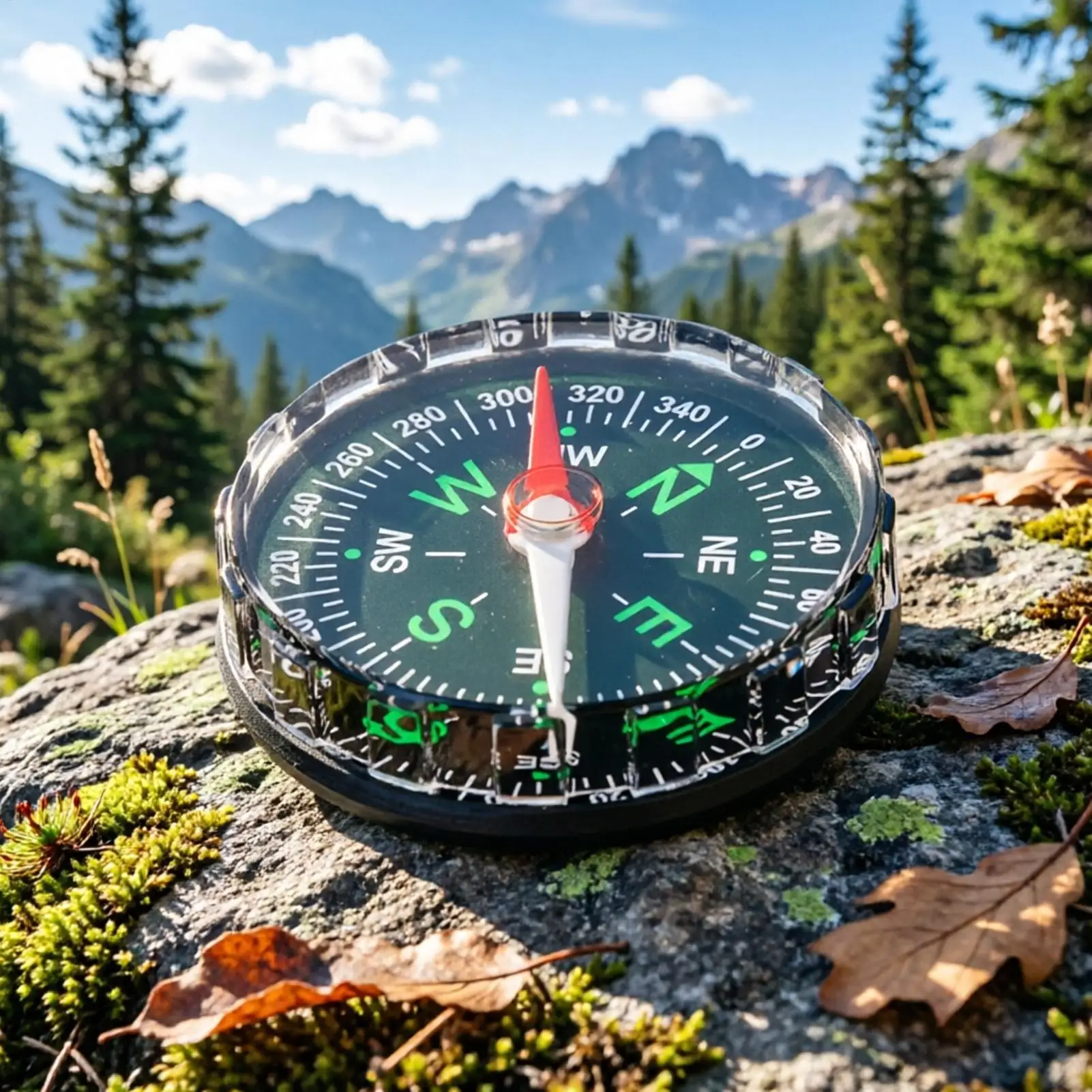 Brújula de bolsillo magnética  - Compass Lensatic reseña y precio