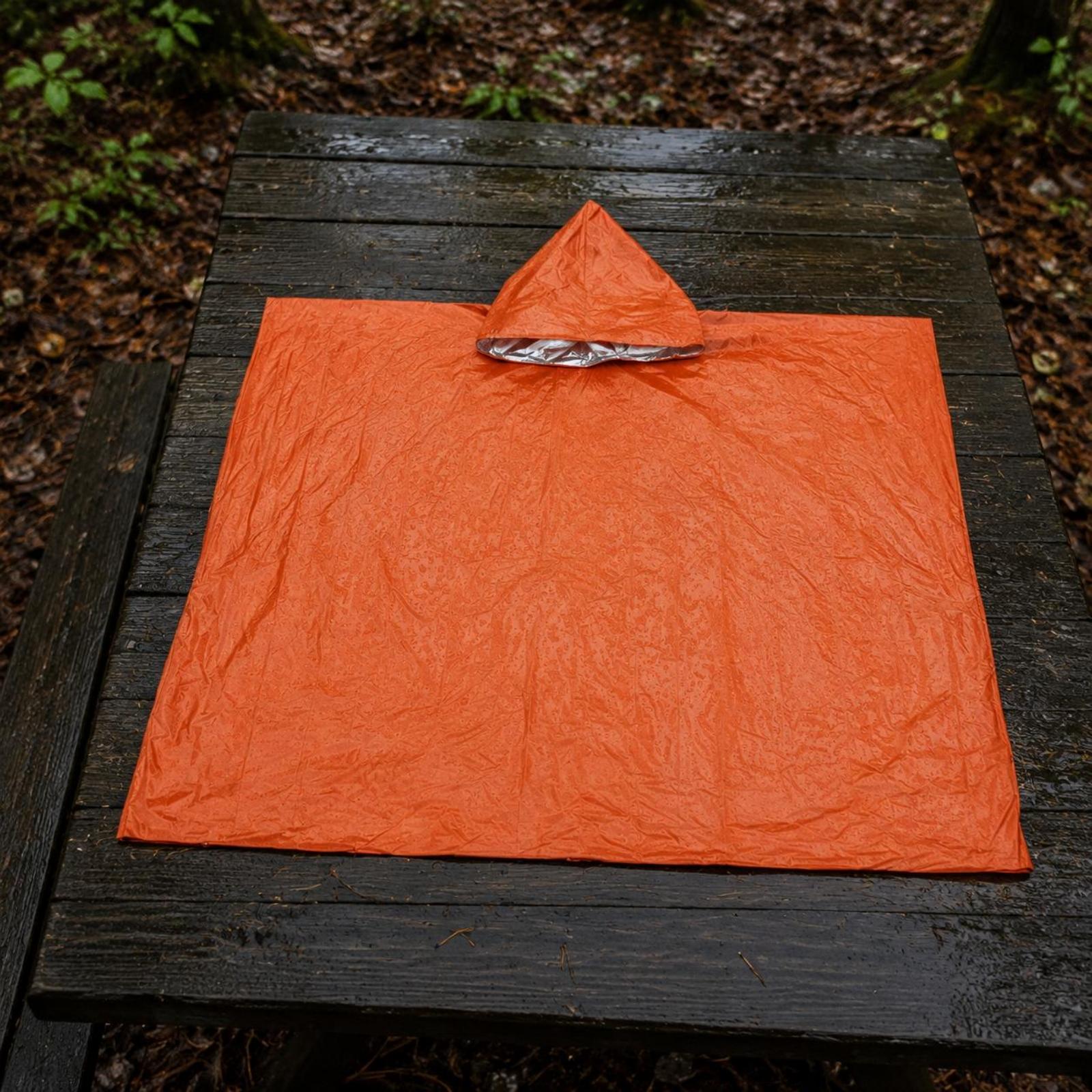Impermeable, Poncho de Emergen - Emergency Poncho Rain reseña y precio